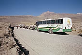 The immense deserted mountains landscape of Arequipa region